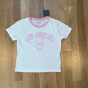 Barbie t shirt, size small women. New with tags .